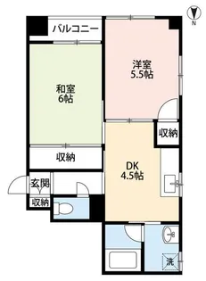 カーサ・ヴェルデ【3階】の間取り
