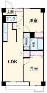 ファインビュー千葉【5階】の間取り