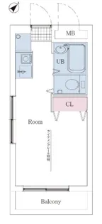 ユースフル幡ヶ谷【4階】の間取り