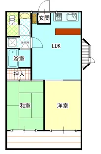 太田リッチコンドミニアム【3階】の間取り