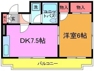K&N津田沼【2階】の間取り