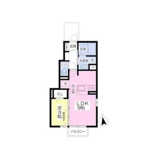 イーリスA【1階】の間取り