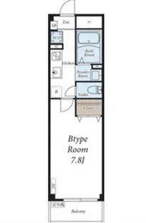 キューベックスワイズ【2階】の間取り