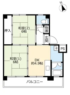 URあやめ台【3階】の間取り