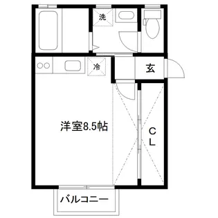 トラント・ロアII【2階】の間取り