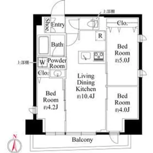 CLK南千住【5階】の間取り