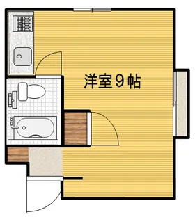 コーポ永和 楽間B棟【1階】の間取り