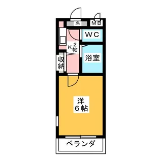 ケヤキパレスII【3階】の間取り