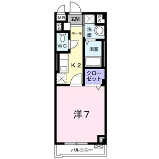 神奈川県横浜市磯子区上中里町【マンション】の間取り