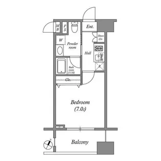 アーデン町田【7階】の間取り