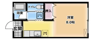 アウフパル【1階】の間取り