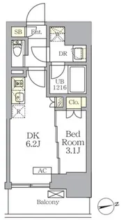 東京都文京区湯島3【マンション】の間取り