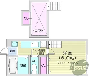 アーバンシティ長命ヶ丘【2階】の間取り