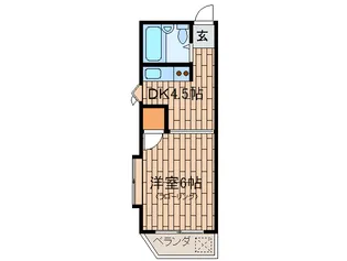 AMSマンション祐天寺【2階】の間取り