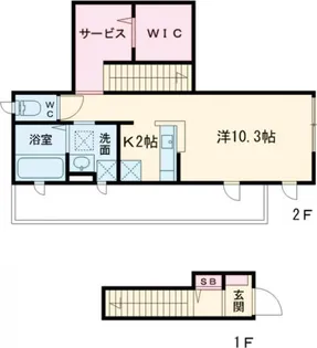 Sakura Riant(サクラ リア)【2階】の間取り