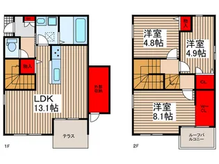 埼玉県さいたま市緑区美園5【一戸建】の間取り