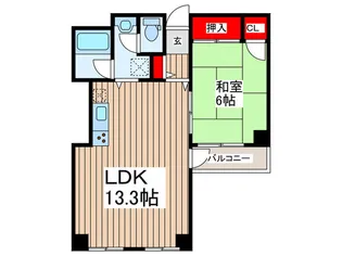 新所沢グリーンハイツ【4階】の間取り