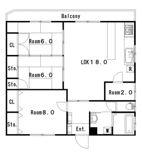 中島ビル【3階】の間取り
