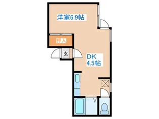 アーブ円山【3階】の間取り