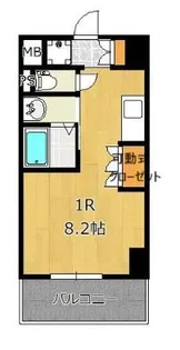 レジデンシャルジェム七隈福大通り【3階】の間取り
