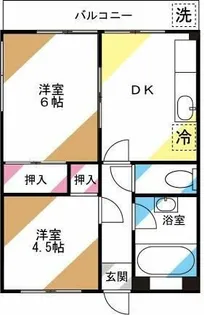 石川第一マンション【3階】の間取り