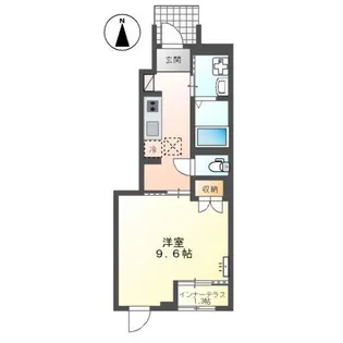 岡山県岡山市中区乙多見【アパート】の間取り