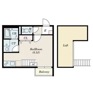 パティーナ砂田橋【1階】の間取り