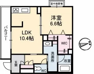 ベレオ22【2階】の間取り