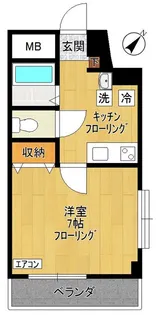 フォレスト三田【4階】の間取り