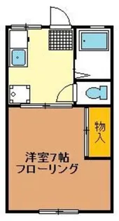 幸栄ハイツ【1】【2階】の間取り