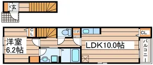 フィオーレガーデンII【2階】の間取り