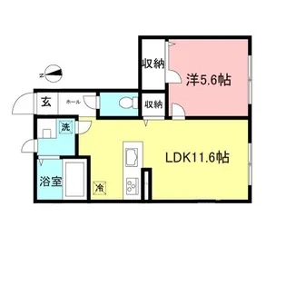 EstGrace【1階】の間取り