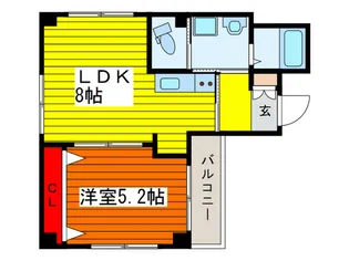 ロイヤルシティニュ-赤羽II【1階】の間取り
