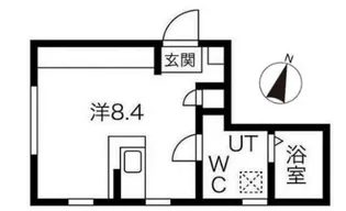 SAKURA AXIS 用賀【1階】の間取り