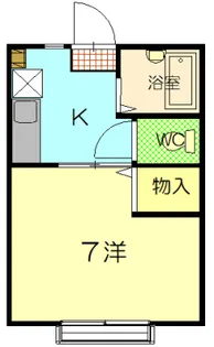 レポーレA【2階】の間取り