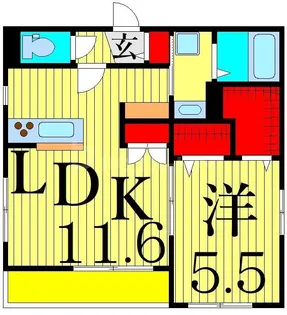 Paul Maison【2階】の間取り
