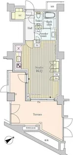 パークアクシスプレミア表参道【2階】の間取り