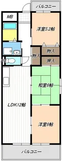 陽明ハイツ【2階】の間取り