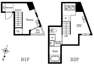 プレニーズ護国寺PREMIER【1階】の間取り