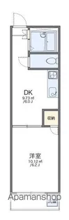 レオパレス本城東三番館【2階】の間取り