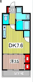 アクシーズタワー川口VIII【1階】の間取り