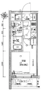 ライジングプレイス綾瀬【2階】の間取り