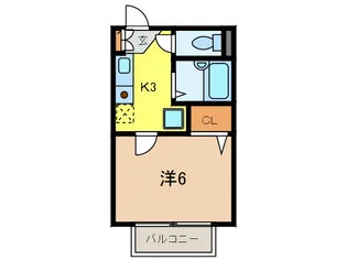 レ-ベンハイム【1階】の間取り