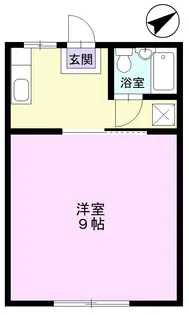 ジー・プロセスアパート【1階】の間取り