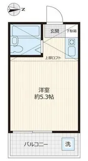 サンハイツ【2階】の間取り
