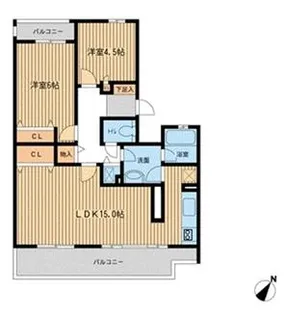 セレーノ大宮 D棟【1階】の間取り