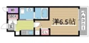 エステムプラザ神戸三宮ルクシア【5階】の間取り