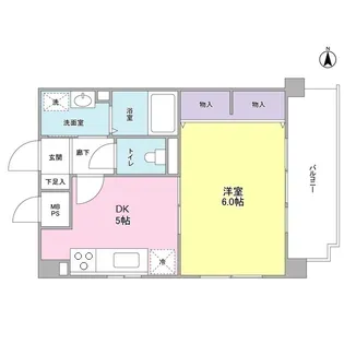 エトワール【1階】の間取り