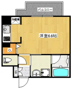 アスヴェル京都西京極【9階】の間取り