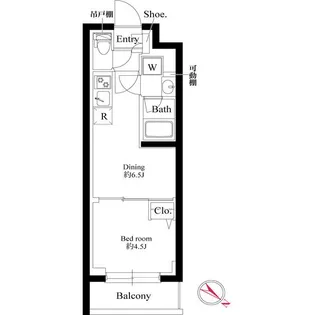 (仮称)プラチナスクエア赤羽【4階】の間取り